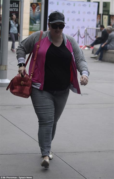 Rebel Wilson keeps low profile in a grey tracksuit and sunglasses 